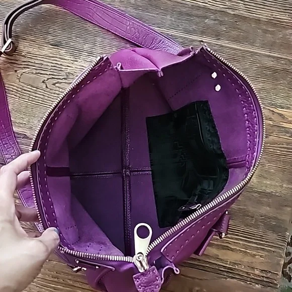 Ted Baker London Purple small tote - Picture 5 of 10